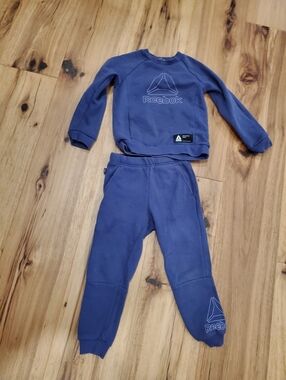 Reebok Kids Purple Jogger Set with Logo